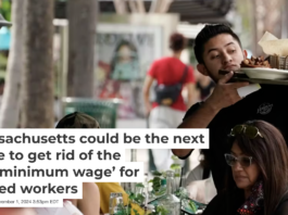A Massachusetts ballot initiative would get rid of the state’s tipped minimum wage. AP Photo/Marta Lavandier